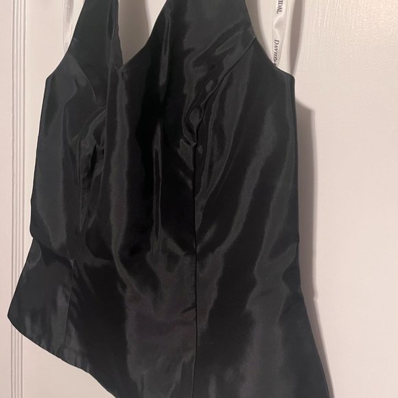 David's Bridal 2-Piece Black Cocktail/Bridesmaid Set, Size 6 - Picture 3 of 12